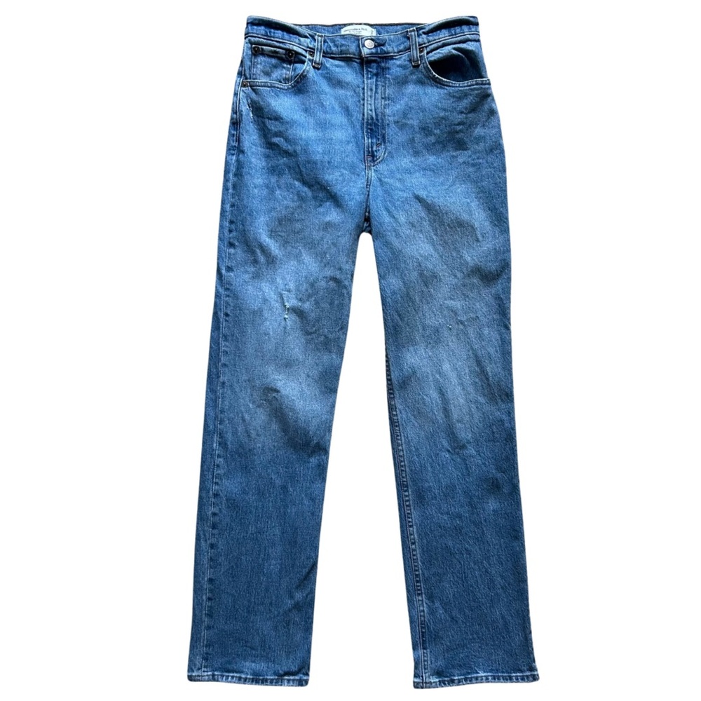 Abercrombie & Fitch Women's High Rise Jeans - Blue